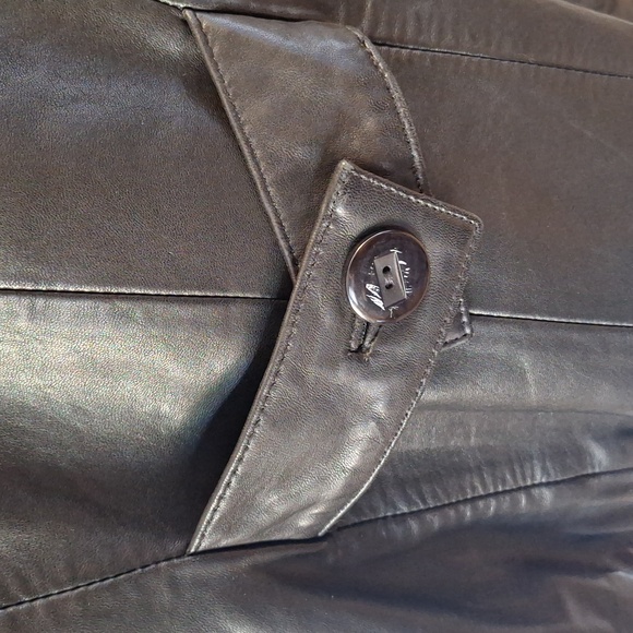 Jones New York Black lamb skin Jacket - Picture 5 of 13
